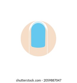 Nail, Menicure Icon logo Vector
