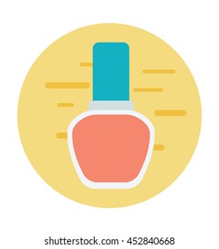 Nail Paint Colored Vector Illustration