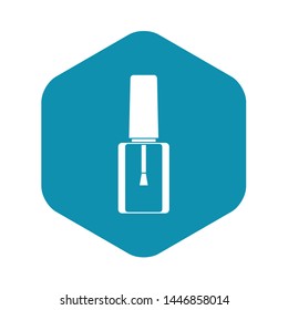 Nail polish bottle icon. Simple illustration of nail polish bottle vector icon for web