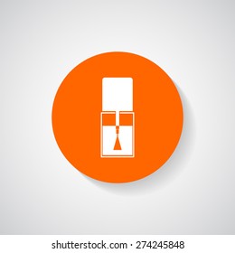 Nail polish bottle icon - Vector