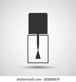 Nail polish bottle icon - Vector