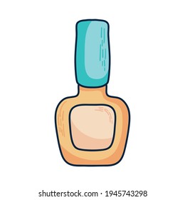 nail polish bottle on background
