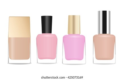 Nail polish bottles