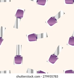 nail polish , cartoon seamless pattern background