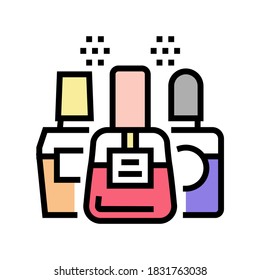 nail polish color icon vector. nail polish sign. isolated symbol illustration