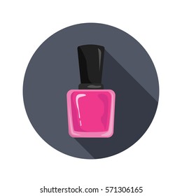 Nail polish color icon for web and mobile design