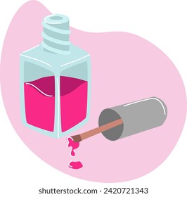 Nail polish, a cosmetic lacquer, adds color and gloss to nails, enhancing their appearance and expressing individual style in beauty routines