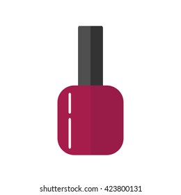 Nail Polish. Flat icon.