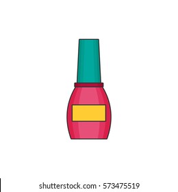 Nail polish. Flat icon vector.