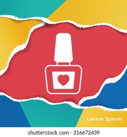Nail polish icon