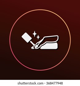 Nail polish icon
