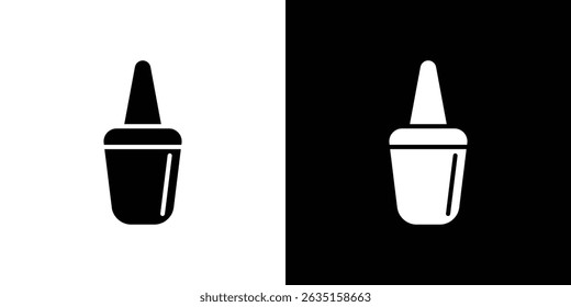 Nail polish icon concept, vector illustration