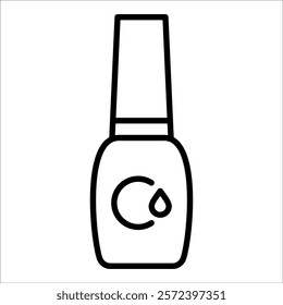 Nail Polish Icon Element For Design