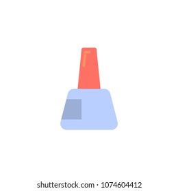 Nail polish icon illustration vector symbol