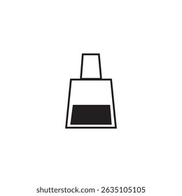 nail polish icon illustratration  element design