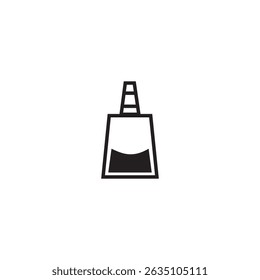 nail polish icon illustratration  element design