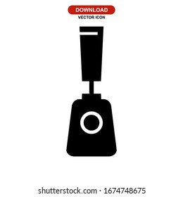 nail polish icon or logo isolated sign symbol vector illustration - high quality black style vector icons