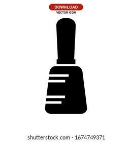 nail polish icon or logo isolated sign symbol vector illustration - high quality black style vector icons

