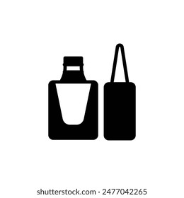 nail polish icon solid style