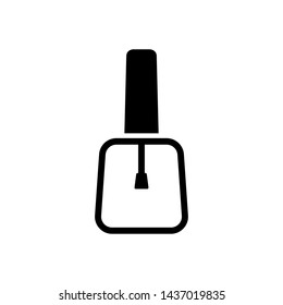 Nail polish icon vector design template