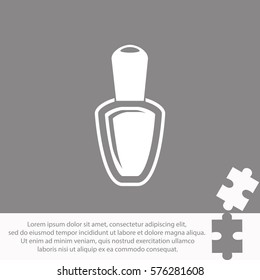 Nail polish  icon Vector design.