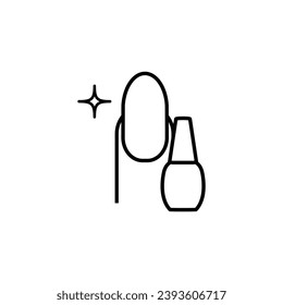 Nail Polish icon vector manicure icon