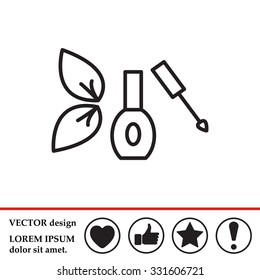 nail polish isolated 