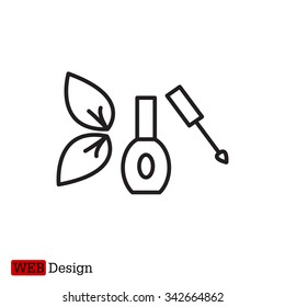 nail polish isolated 