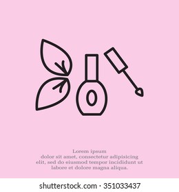 nail polish isolated 