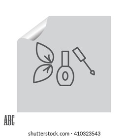 nail polish isolated 