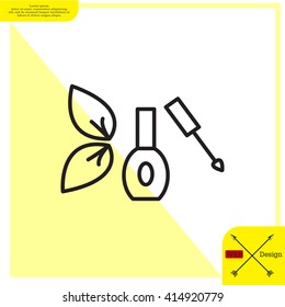 nail polish isolated 
