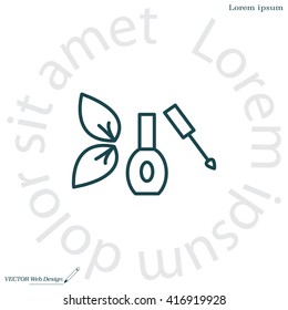 nail polish isolated 