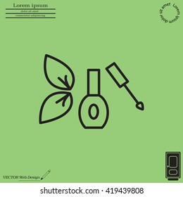 nail polish isolated 