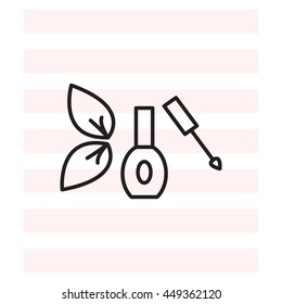 nail polish isolated 