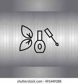 nail polish isolated 