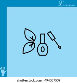 nail polish isolated 