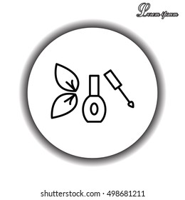nail polish isolated 