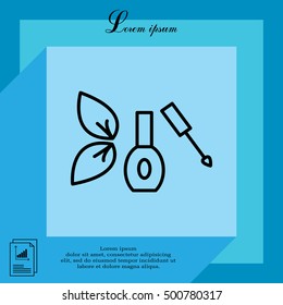 nail polish isolated 
