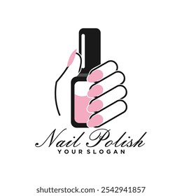 Design de logotipo de esmalte com ideia criativa