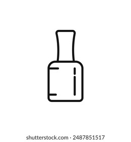 Nail Polish logo sign vector outline