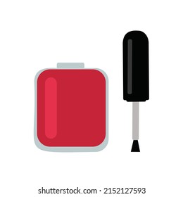 nail polish for manicure vector