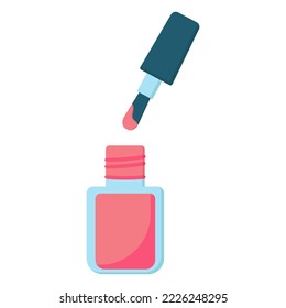 Nail polish. Manicure. Vector illustration