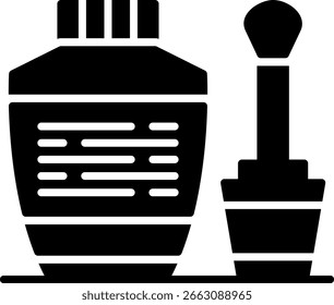 Nail Polaco Nuevo Vector de diseño de iconos creativos