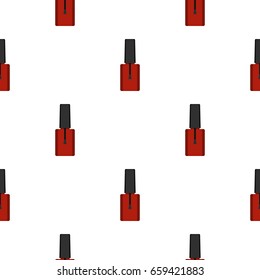 Nail polish pattern seamless flat style for web vector illustration