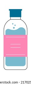 Nail polish remover Manicure Beauty Tool. Vector illustration