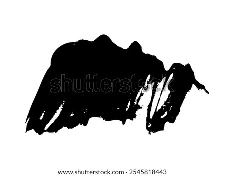 Nail Polish Splash Isolated, Paint Drops, Enamel Spill, Nailpolish Blob, Cosmetic Smear, Nail Polish Splash on White Background