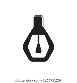 Nail polish symbol icon,illustration design template.