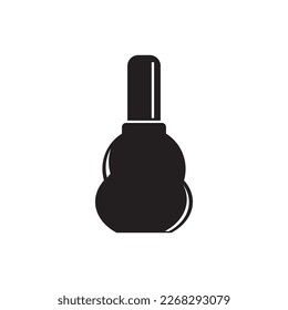 Nail polish symbol icon,illustration design template.