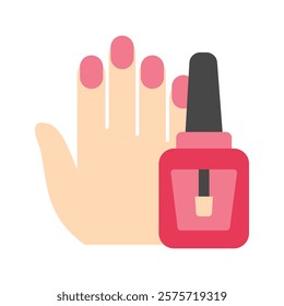 Nail Polish Vector EPS 10 for print, digital UI, UX kit, web and app development for health, personal care, body treatment and more.