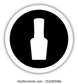 Nail Polish - vector icon